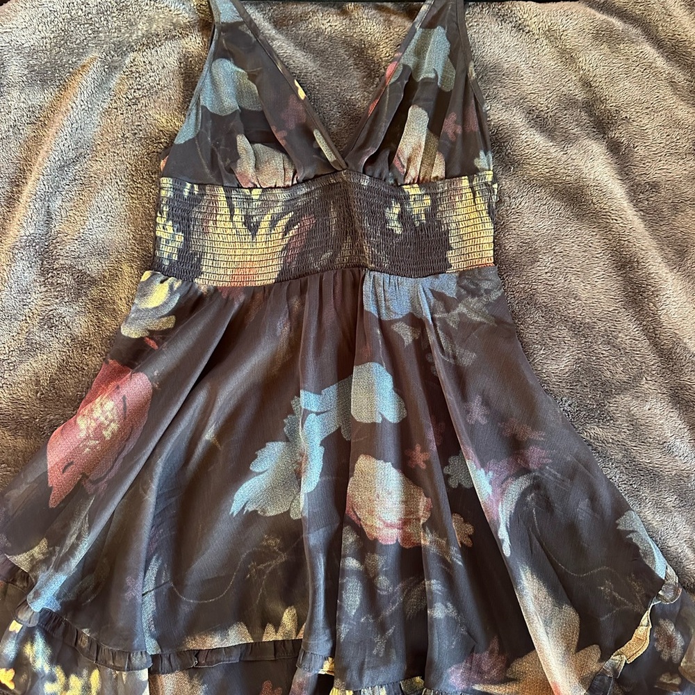 Floral V-Neck Dress